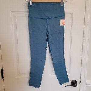 NWT Free People Free Throw Leggings in Coastline Blue - Size: S